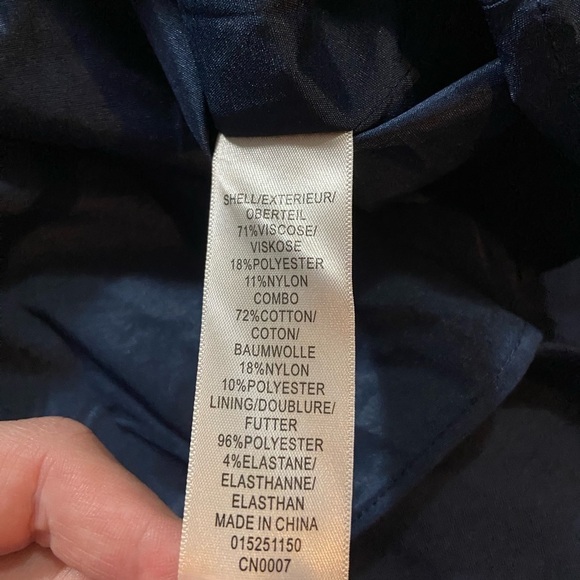 NWT Adrianna Papell Fit and Flare Midnight Blue Dress - Picture 8 of 10